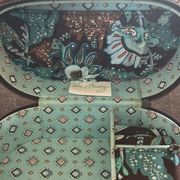 Vera Bradley Java Blue Jewelry Case - Picture 3 of 5